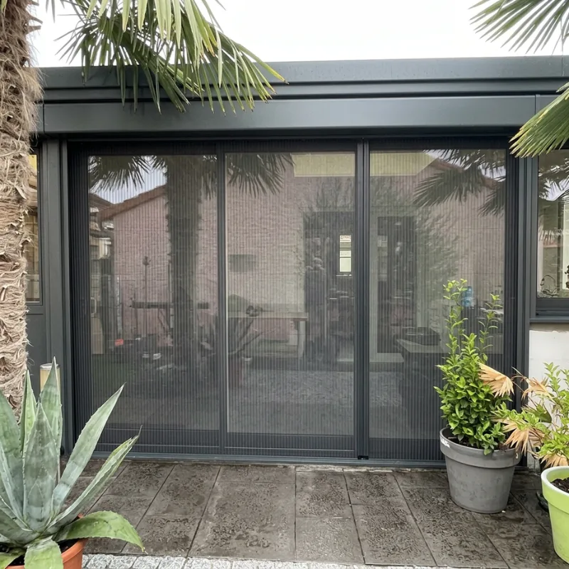 moustiquaire sur mesure noire